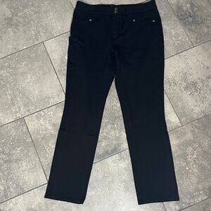NYDJ Black Stretch Pants Lift Tuck Petite Women’s Size 6P